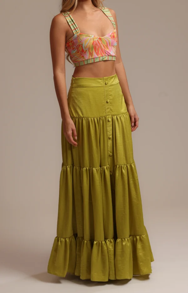 Suntouch Bombshell Skirt Lime Green