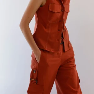 Pompousa Pantalon Amanda Ladrillo
