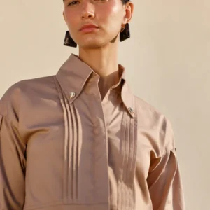 Pompousa Camisa Alina camel