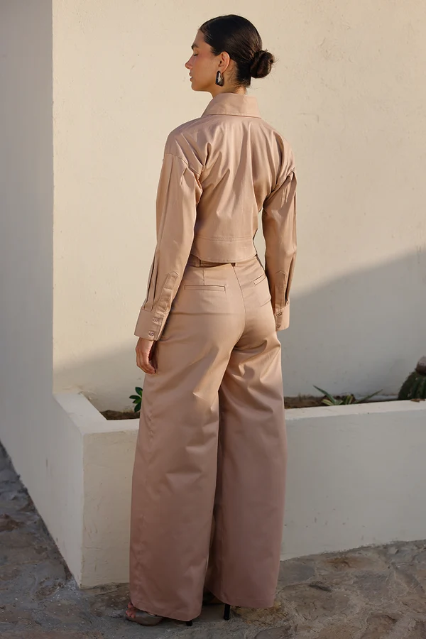 Pompousa Camisa Alina camel